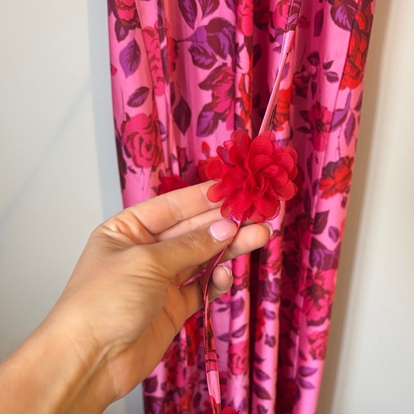 Crystal Sky Floral Pink Maxi Dress size small - Picture 6 of 11